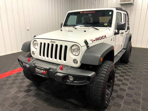 2014 Jeep Wrangler Unlimited T-ROCK Lifted 4x4 suv White - cars & for sale in Branson West, AR – photo 13