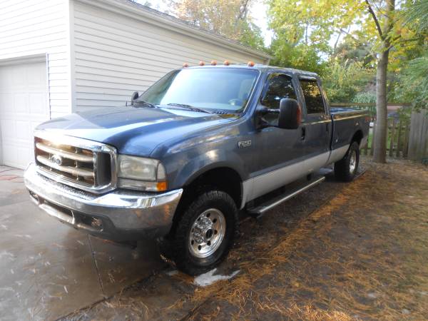 04 Ford F250 XLT Crew Cab Long Bed 4x4 6 speed Diesel for sale in Rochester, MI