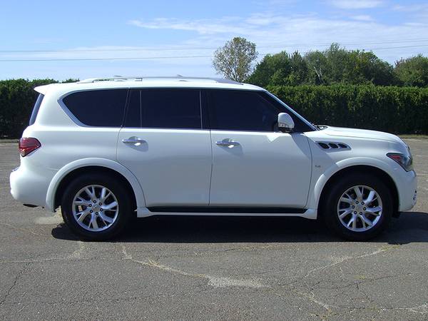 ★ 2014 INFINITI QX80 - AWD, 8 PASS, NAVI, DUAL TV's, HTD LEATHER, MORE for sale in East Windsor, NY – photo 2