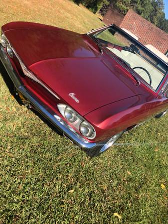 1965 Corvair Monza convertible - cars & trucks - by dealer - vehicle... for sale in Morrisville, NC – photo 16