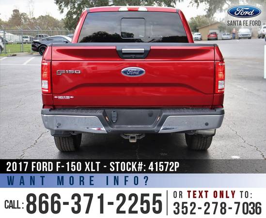 2017 FORD F150 XLT 4WD Backup Camera, Running Boards, WiFi for sale in Alachua, FL – photo 6