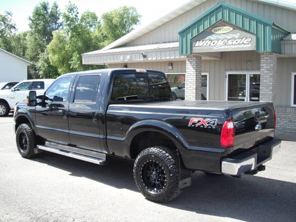 2015 ford f350 f-350 Lariat leather gas 6.2 crew cab short box 4x4 4wd for sale in Forest Lake, MN – photo 2