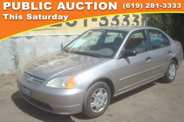 2001 Honda Civic Public Auction Opening Bid - cars & trucks - by... for sale in Mission Valley, CA