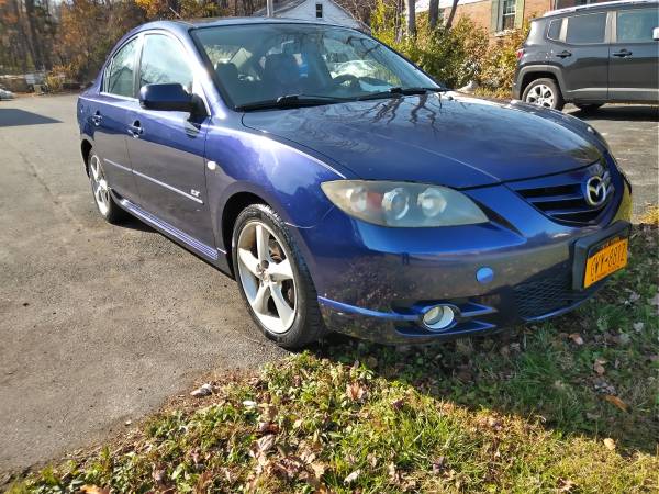 Nice looking blue 05 mazda 3 - cars & trucks - by dealer - vehicle... for sale in Newburgh, NY – photo 2