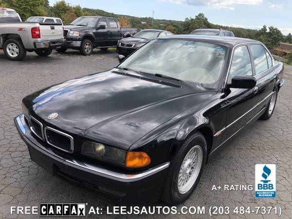 *1998 BMW 740iL*CLEAN CARFAX*10-SPEAKR PREMIUM SOUND*EXCEPTIONAL COND* for sale in North Branford , CT