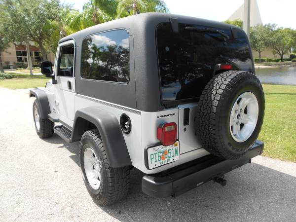 1-FL OWNER! 2005 JEEP WRANGLER UNLIMITED 4X4 LJ EXTENDED! for sale in Fort Myers, FL – photo 4