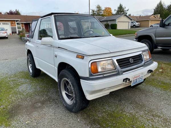 1991 Suzuki SideKick 4x4 Solid Commuter for both the Highway & Trails for sale in Bellingham, WA – photo 2