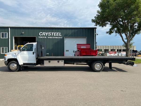 2007 GMC 5500 with 24 x 102 Steel Flatbed with Wood Floor - cars & for sale in Lake Crystal, MN – photo 2