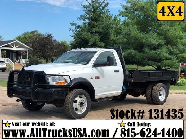 FLATBED & STAKE SIDE TRUCKS / CAB AND CHASSIS PICKUP 4X4 Gas Diesel... for sale in Rockford, IL – photo 10