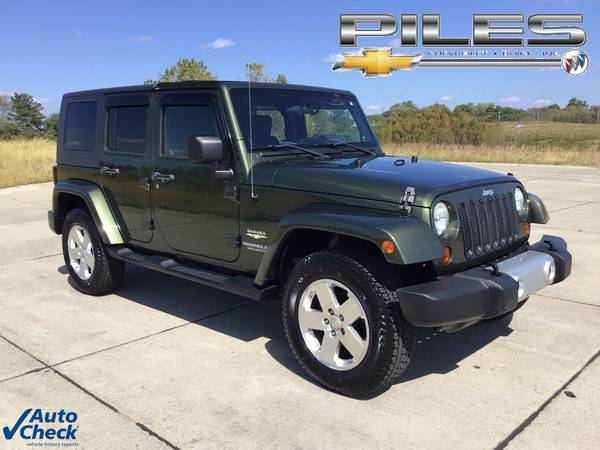 2009 Jeep Wrangler unlimited Sahara Hardtop 4X4 4D SUV w LOW MILES for sale in Dry Ridge, KY