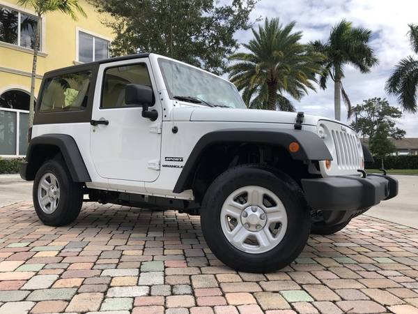 2013 JEEP WRANGLER *ONLY 15K MILES* ONE OWNER* CLEAN CAR FAX CLEAN for sale in Port Saint Lucie, FL