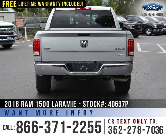 2018 RAM 1500 LARAMIE 4WD *** Bluetooth, Leather Seats, Bedliner ***... for sale in Alachua, FL – photo 6