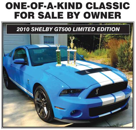 2010 Shelby Cobra GT500 Limited Edition for sale in Schofield, WI