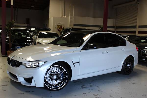 2018 BMW M3 COMPETITION PK WHITE.NAV/iPOD/USB/444HP/WARRANTY/17K MLS for sale in SF bay area, CA – photo 2