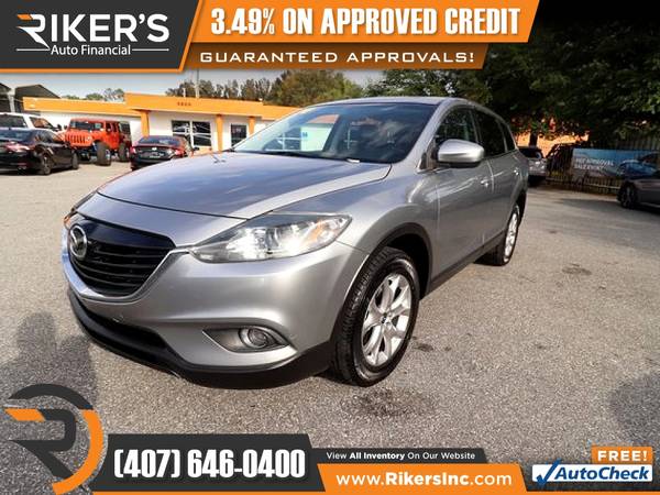 $153/mo - 2014 Mazda CX-9 Touring - 100 Approved! - cars & trucks -... for sale in Kissimmee, FL – photo 4