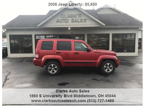 2008 Jeep Liberty Sport 4x4 very clean 110341 Miles for sale in Middletown, OH