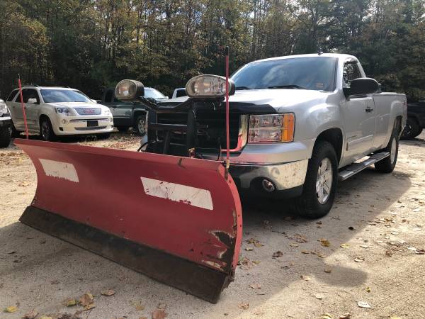 2011 GMC Sierra SLE Z71 4x4 With Boss Plow Included, Only 96K for sale in New Gloucester, ME