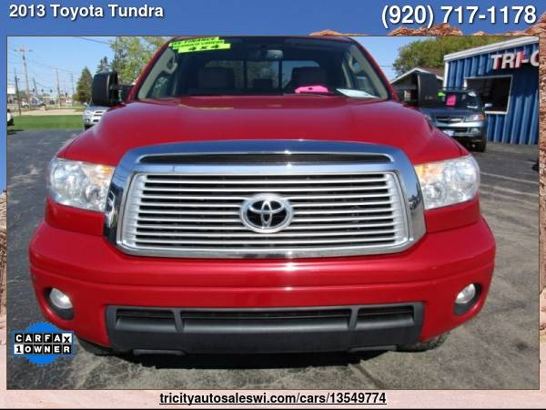 2013 Toyota Tundra Limited 4x4 4dr Double Cab Pickup SB (5.7L V8)... for sale in MENASHA, WI – photo 8