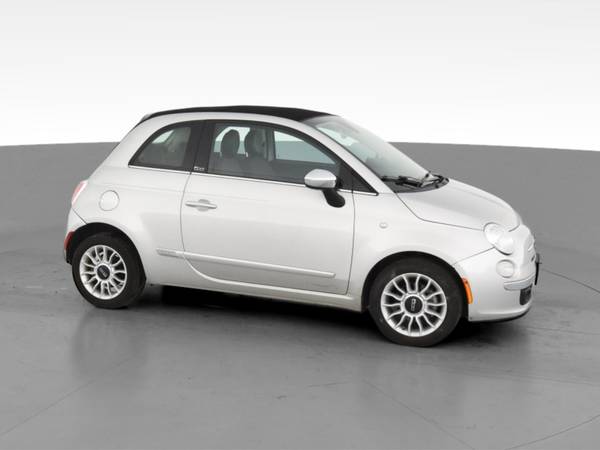 2012 FIAT 500 500C Lounge Convertible 2D Convertible Silver -... for sale in Washington, District Of Columbia – photo 14