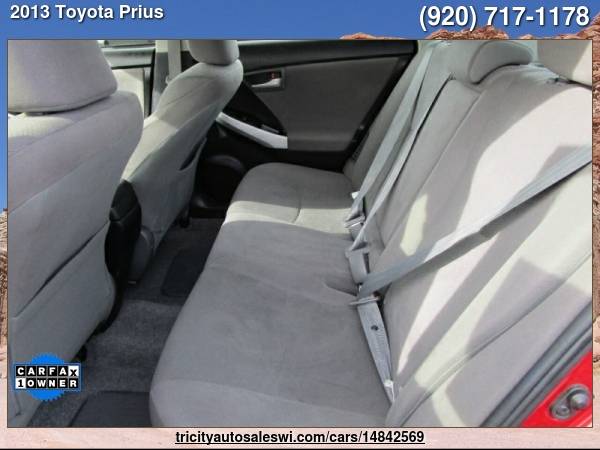 2013 TOYOTA PRIUS THREE 4DR HATCHBACK Family owned since 1971 - cars for sale in MENASHA, WI – photo 17