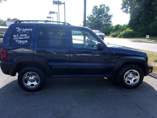 2007 JEEP LIBERTY SPORT 4DR 4X4-V6-AUTOMATIC-PW/PLKS-ICE COLD AIR-142K for sale in PALMER, MASS, MA – photo 5
