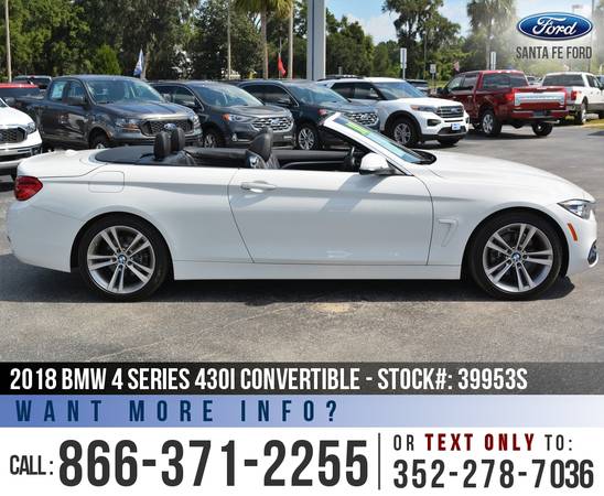 *** 2018 BMW 4 SERIES 430I *** Hard-top Convertible - SiriusXM for sale in Alachua, FL – photo 23