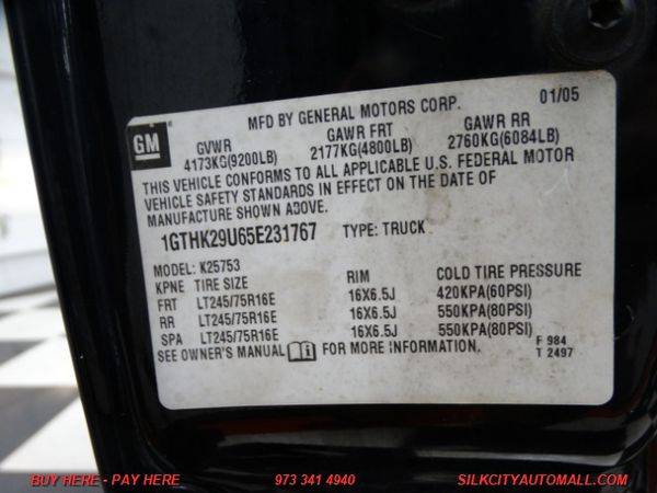 2005 GMC Sierra 2500 SLT w/ SNOW PLOW 4x4 4dr Extended Cab SLT 4WD SB for sale in Paterson, NJ – photo 20