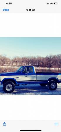 1985 Ford F250 regular cab 4X4 (superior condition) 4 Speed - cars & for sale in Kansas City, MO