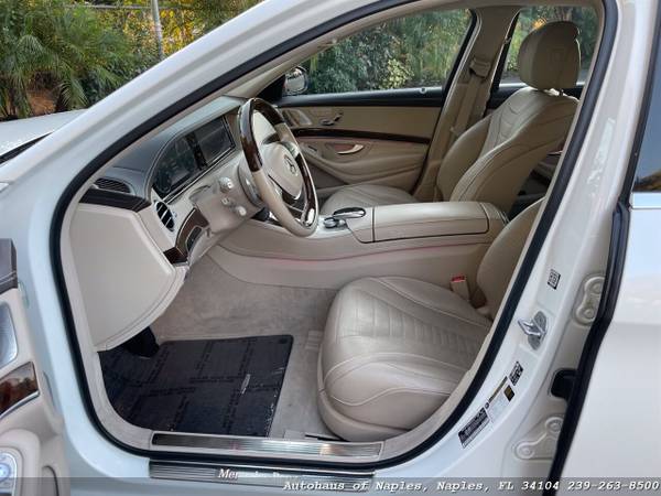 REDUCED 4, 000 2017 Mercedes-Benz S550 4MATIC - LOW MILES, Bur for sale in Naples, FL – photo 16