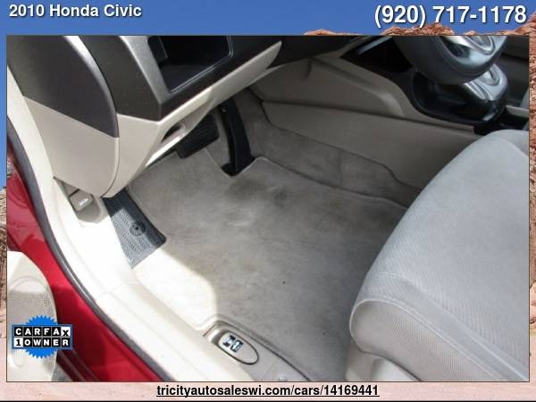 2010 HONDA CIVIC LX 4DR SEDAN 5A Family owned since 1971 - cars & for sale in MENASHA, WI – photo 17