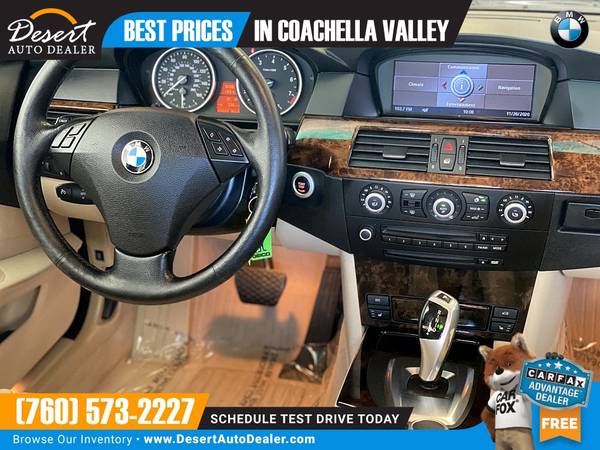 2008 BMW 528xi AWD 1 OWNER 88,000 MILES $216/mo - cars & trucks - by... for sale in Palm Desert , CA – photo 12