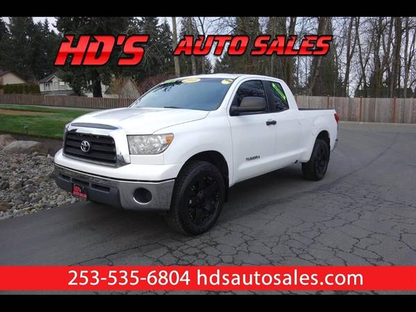 2008 Toyota Tundra SR5 Double Cab VERY CLEAN! 4 0L V6 ENGINE! for sale in PUYALLUP, WA