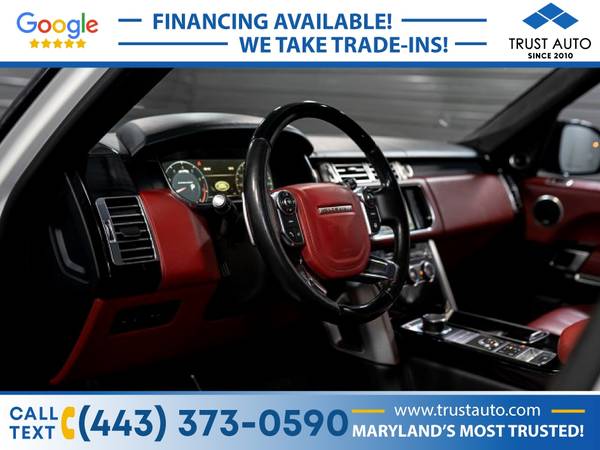 2016 Land Rover Range Rover Supercharged AutobiographyLWB Luxury SUV for sale in Sykesville, MD – photo 9