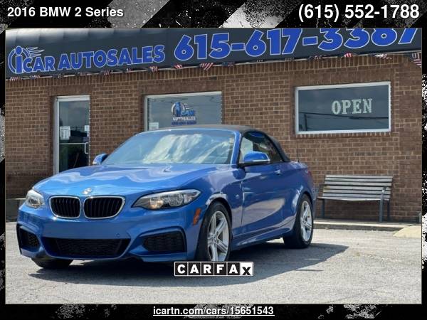 2016 BMW 2 Series 2dr Conv 228i RWD - - by dealer for sale in Murfreesboro, TN