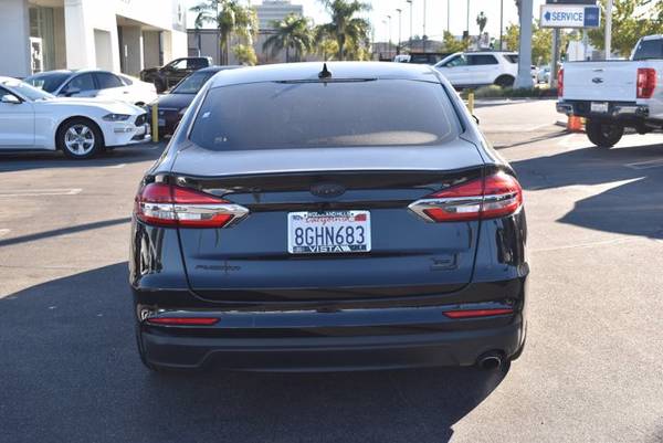 2019 Ford Fusion SE sedan Um Agate Black - - by dealer for sale in Other, CA – photo 5