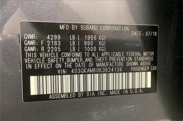 2019 Subaru Impreza 2.0i Sport for sale in Indianapolis, IN – photo 32