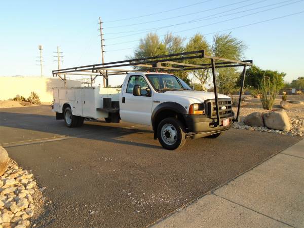 2007 FORD F450 XL SERVICE BODY, UTILITY BED WORK TRUCK W/LADDER RACK for sale in Phoenix, CA – photo 7