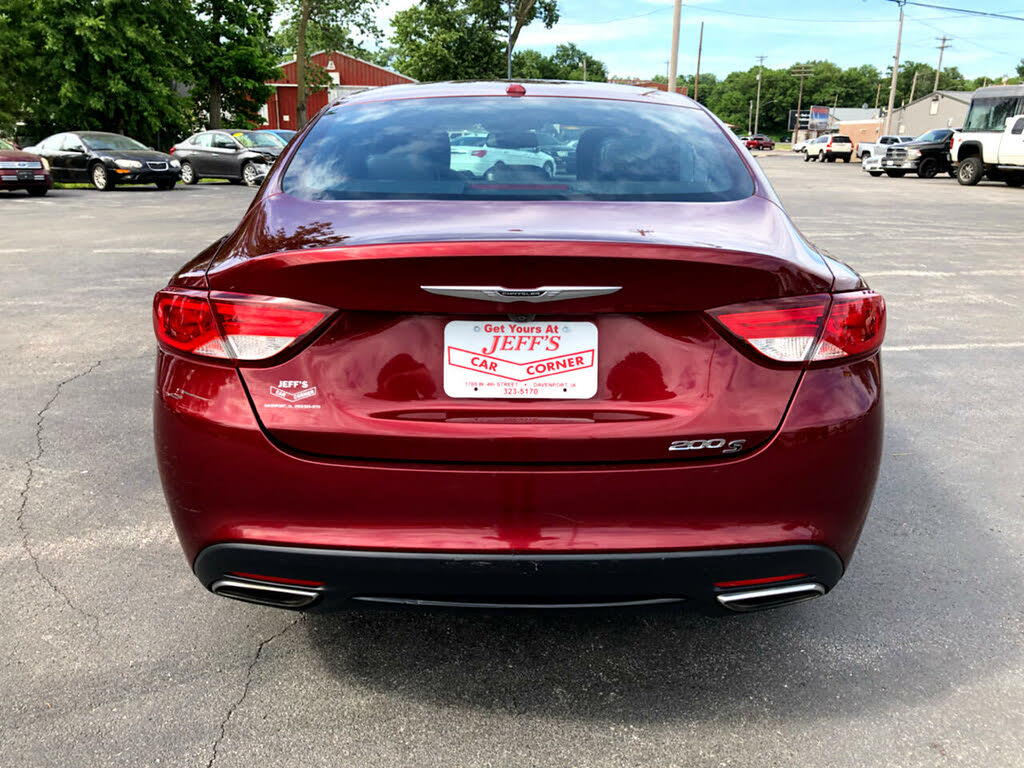 2015 Chrysler 200 S Sedan FWD for sale in Davenport, IA – photo 3