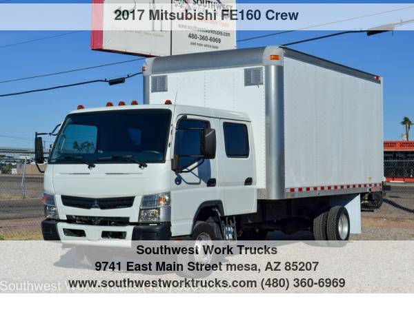 2017 Mitsubishi FE160 Crew 16 Dry Cargo Box - - by for sale in Mesa, CA