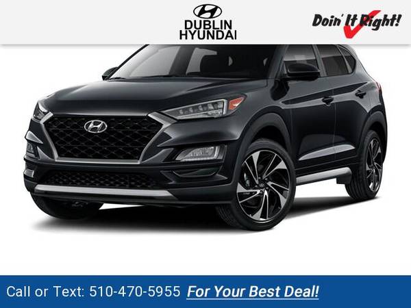 2020 Hyundai Tucson Sport suv Black Noir Pearl - - by for sale in Dublin, CA