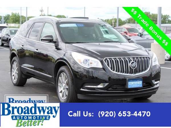 2017 Buick Enclave SUV Leather Group - Buick Ebony Twilight Metallic for sale in Green Bay, WI