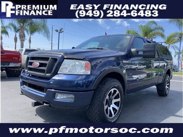 SR1. 2004 Ford F150 Super Cab FX4 4X4 CAMPER SHELL BACK UP CAM CLEAN for sale in Stanton, CA
