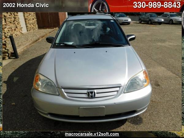 2002 Honda Civic LX 4dr Sedan with - - by dealer for sale in Akron, OH – photo 3
