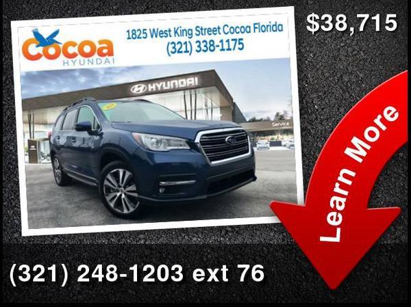 2019 Subaru Ascent Limited - - by dealer - vehicle for sale in Cocoa, FL