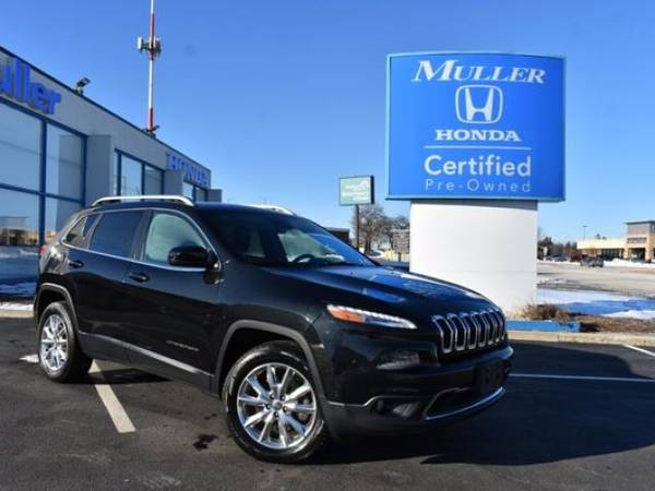 2014 Jeep Cherokee Limited hatchback Brilliant Black Crystal for sale in Highland Park, IL