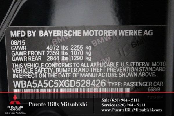 2016 BMW 528i M Sport Package *Navi*41k*Warranty* for sale in City of Industry, CA – photo 6