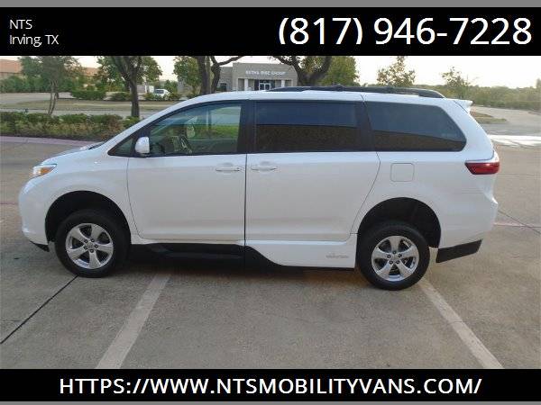 2017 TOYOTA SIENNA MOBILITY HANDICAPPED WHEELCHAIR RAMP VAN for sale in Irving, AR – photo 6