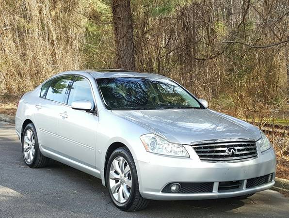 Liquid Silver 2007 Infiniti M35x/AWD/Backup Cam/Records for sale in Raleigh, NC – photo 2