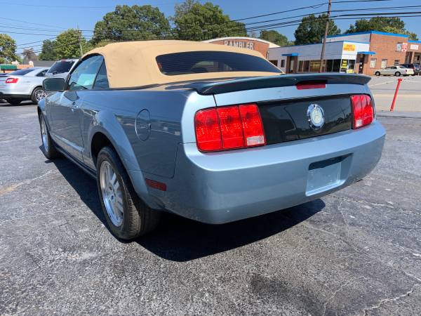 2007 Ford Mustang Convertible - ONE OWNER & CLEAN CARFAX! for sale in Hickory, NC – photo 3