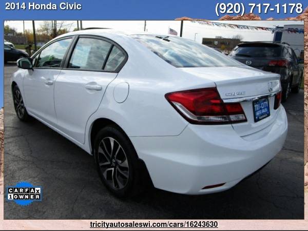 2014 HONDA CIVIC EX 4DR SEDAN Family owned since 1971 - cars & for sale in MENASHA, WI – photo 3